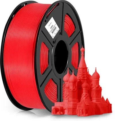 Пластик Cactus CS-3D-ABS-1KG-RED, ABS, 1кг, красный