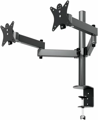 Кронштейн HOLDER MDS-SU203-B, 13"-32", до 8кг, настольный, 2 монитора