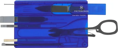 Мультиинструмент Victorinox 0.7122.T2, SwissCard Classic, синий