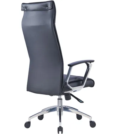 Кресло для руководителей CACTUS CS-LBK-BARSELONA чёрный, кожа, CS-LBK-BARSELONA