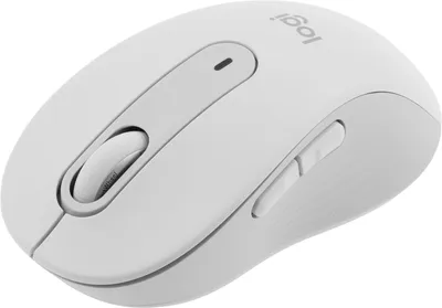Мышь беспроводная Logitech M650 Signature (RADIO/BT, 4000 dpi, 5 btn., SmartWheel, белая)  910-006261