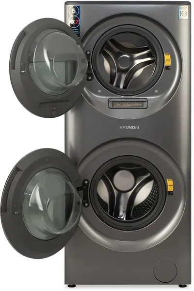 Стирально-сушильная машина Hyundai WMD9424, фронт. 15кг, 1400 об/мин, A+++