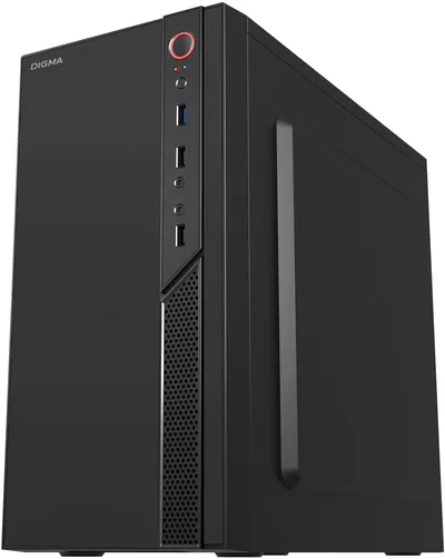 Корпус ПК DIGMA DCC-MN306, mATX, без БП, черный