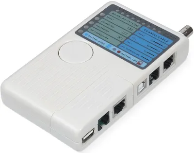 Тестер Cabeus HT-588CT, 4-в-1, витая пара/коаксиал/телефон/USB