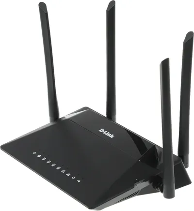 Беспроводной маршрутизатор D-Link - DIR-853, 2.4/5 ГГц, 867Мб/с, IEEE 802.11 a/b/g/n/ac, 4x RJ-45, 1 Гб/с, mac address filtering, 4 antennas, 4G (optional), 1-USB, Mesh (1-pack), Чёрный, DIR-853/URU/R3A