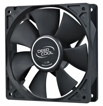 Вентилятор для корпуса DEEPCOOL Xfan120 120x120x25мм (64шт./кор, пит. от мат.платы и БП, черный, 1300об/мин) Retail blister (DP-FDC-XF120)