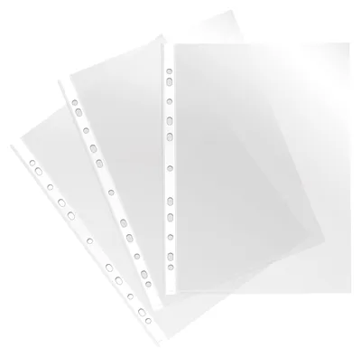 Папка-вкладыш Бюрократ 013BTEN40, A4+, тиснение, 100 шт