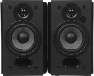 Колонки Edifier R1380T, 2.0, черный/коричневый, 2x21 Вт