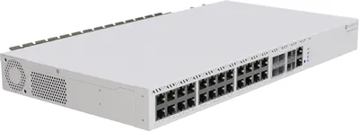 Коммутатор MikroTik CRS326-4C+20G+2Q+RM, 20×2.5G, 4×10G SFP+, 2×40G QSFP+, 1U
