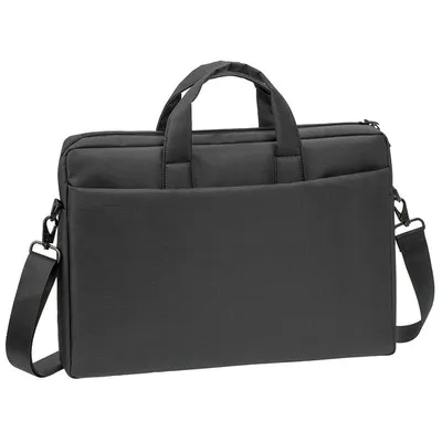 Сумка RIVA 8731 серый, для ноутбука 15.6", полиэстер