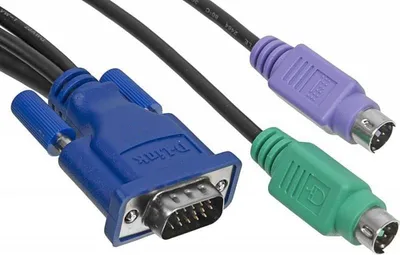KVM-кабель D-Link DKVM-CB5, D-Sub+PS/2, 5м