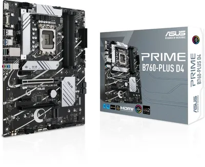 Материнская плата ASUS PRIME B760-PLUS D4, Socket 1700, DDR4, ATX
