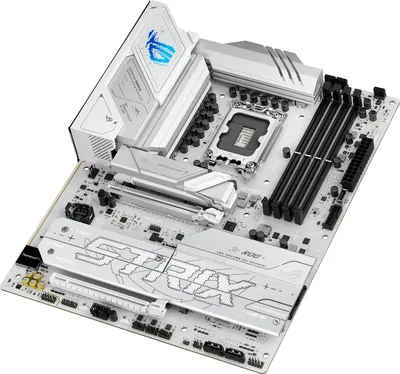 Материнская плата ASUS ROG STRIX B860-A GAMING WIFI, LGA1851, Intel B860, 4xDDR5, 4xSATA, 4xM.2, 2xPCIe 5.0 x16, 1xDP, 1xHDMI, 1x2.5Gb LAN, Wi-Fi, Bluetooth, 4xUSB 2.0, 2xUSB 3.2 Gen 1, 3xUSB 3.2 Gen 2, 1xUSB 4, 2xUSB-C, 3x3.5 мм, 7.1, ATX