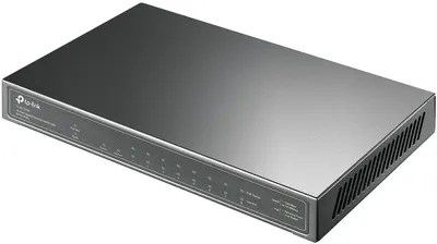 Коммутатор TP-Link TL-SG1210P, 8×PoE+, 1×1GbE, 1×SFP, 63 Вт, настольный