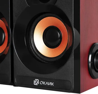 Акустическая система Oklick OK-161 WOOD, 2.0, 6Вт