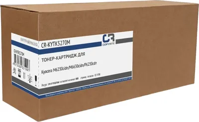 Картридж лазерный CopyRite CR-KYTK5270M TK-5270M пурпурный (6000 стр.) для Kyocera M6230cidn/M6630cidn/P6230cdn