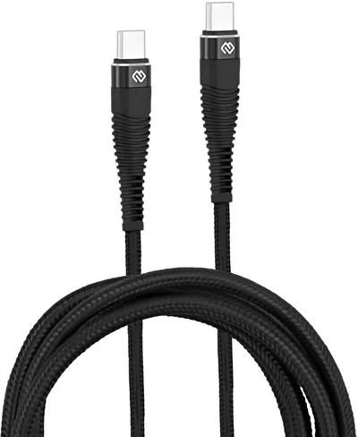 Кабель Digma DG-USBС-C-2M-100W, USB-C — USB-C, 2 м, 100 Вт
