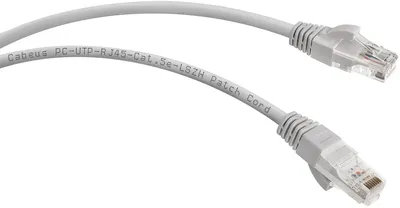Патч-корд u/utp, категория 5е, 2xrj45/8p8c, серый, lszh, 0.5м Cabeus PC-UTP-RJ45-Cat.5e-0.5m-LSZH Патч-корд U/UTP, категория 5е, 2xRJ45/8p8c, неэкранированный, серый, LSZH, 0.5м