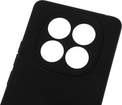 Чехол BoraSco 74848, для Xiaomi Redmi Note 14 Pro 4G, силиконовый, черный