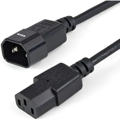 NTSS Шнур питания NTSS для БРП IEC 60320 C13 –  IEC 60320 C14, 3х0.75, 1 м, ГОСТ NTSS-PC13141