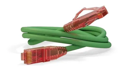 Патч-корд Hyperline PC-LPM-UTP-RJ45-RJ45-C5e-0.15M-LSZH-GN, UTP, кат.5E, 0.15м, зелёный