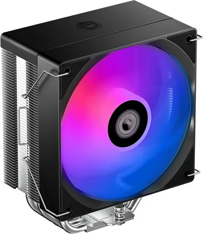 Кулер для процессора ID-COOLING SE-214-XT V2 LGA1851/1700/1200/115X/AM5/AM4 (16шт/кор, TDP 200W, PWM, 4 тепл.трубки прямого контакта, FAN 120mm, Random Spectrum Lighting) RET