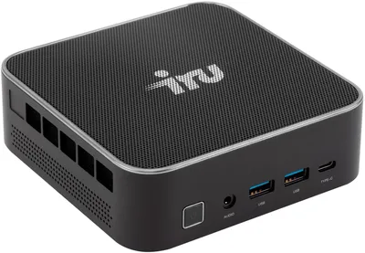 Неттоп iRU - Tactio 525, AMD Ryzen 5 6600H 3300MHz, DDR5 16 ГБ, SSD 512 ГБ, AMD Radeon 660M, Wi-Fi, Bluetooth, чёрный, ОС не установлена, Mini PC, 2164267