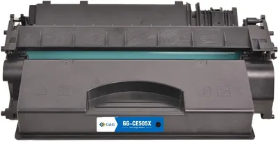 Картридж лазерный G&G GG-CE505X CE505X черный (6500стр.) для HP LaserJet P2055d/P2055dn/P2055x; LaserJet Pro 400 M401/M401a/M401n/M401d/M401dn/M401dne/M401dw/MFP M425/MFP M425dn/MFP M425dw с чипом Canon i-SENSYS LBP6300dn/6310dn/6650dn/6670dn/6680x/MF5840dn/MF5880dn/MF5940dn/MF5980dw;LBP6300/6300dn/6600/6650/6650dn