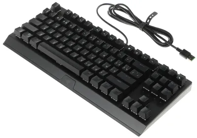 Клавиатура Razer RZ03-03490700-R3R1, BlackWidow V3 TKL, механическая, Razer Green