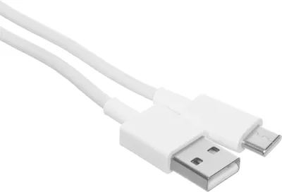 Кабель Xiaomi BHR087GGL, USB Type-C (m) - USB (m), 1м, 3A, белый
