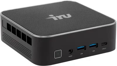 Неттоп iRU - Tactio 525, AMD Ryzen 5 6600H 3300MHz, DDR5 16 ГБ, SSD 512 ГБ, AMD Radeon 660M, Wi-Fi, Bluetooth, чёрный, Windows 11 Pro 64, Mini PC, 2164239