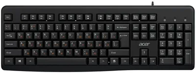 Клавиатура Acer ZL.KBDEE.01T, мембранная, проводная, USB