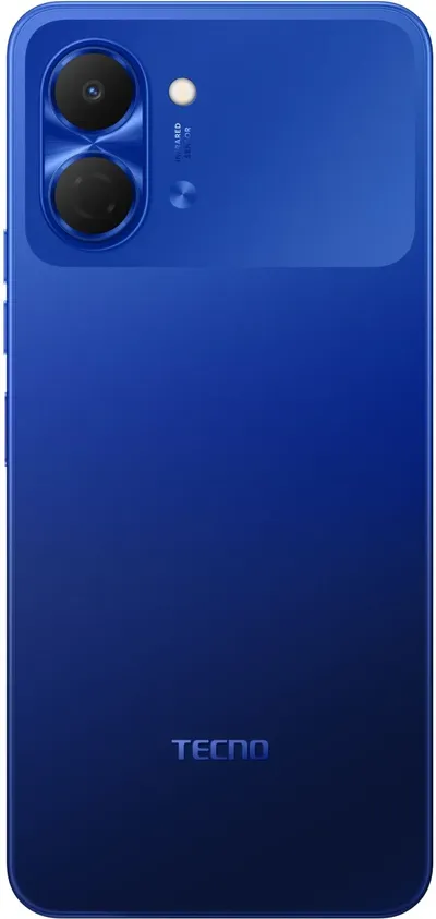 Смартфон Tecno Spark Go 3 64Gb 4Gb синий моноблок 3G 4G 2Sim 6.75" 720x1600 Android 15 13Mpix 802.11 a/b/g/n/ac NFC GPS GSM900/1800 Protect microSD max1024Gb