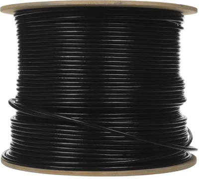 NTSS-OUT-FTP4-5Е-PE-BL Кабель информационный NTSS  кат.5E FTP 4 пары 24AWG PE внешний  305м  черный