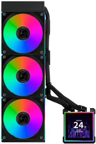СВО Lian-Li G89.GHS2LCDS36CB.R0, HydroShift II LCD-S 360, ARGB, черный