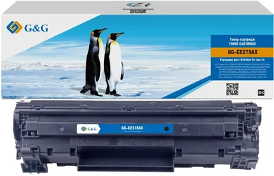 Картридж лазерный G&G GG-CE278AX черный (3000стр.) для HP LJ  Pro P1560/P1566/P1606dn/M1536dnf MFP