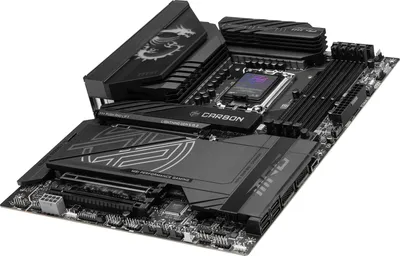 Материнская плата MSI MPG Z890 CARBON WIFI Z890, LGA1851, 4*DDR5, 3*PCIEx16, 5*M.2, 2*TypeC, 10*USB3.2Gen2, 4*USB3.2Gen1, 4*USB2.0, 4*SATA3.0, 5G, 2.5G, 2*Type-C(DP), HDMI, ATX, RTL