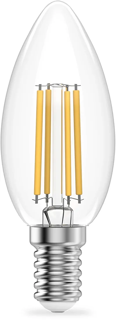 Лампа светодиодная Gauss Filament 32120, 10Вт, E14, свеча, нейтральный белый