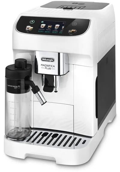 Кофемашина Delonghi Magnifica Plus ECAM 320.60 W, автоматическая, 1450Вт, 1.9л, белая