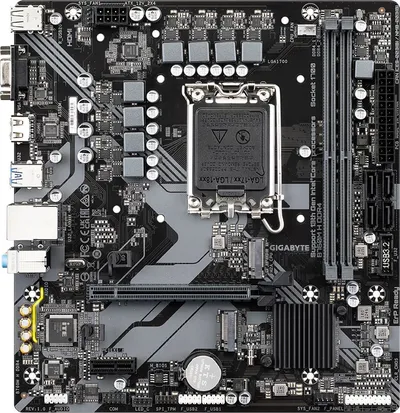 Материнская плата Gigabyte B760M H DDR4, LGA1700, mATX