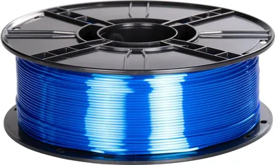 Пластик Cactus CS-3D-PLA-1KG-S-BLUE, PLA, синий шелк, 1.75мм, 1кг