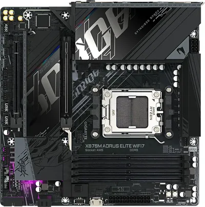 Материнская плата Gigabyte X870M AORUS ELITE WIFI7 X870M A ELITE WF7, AM5, DDR5, Wi-Fi 7