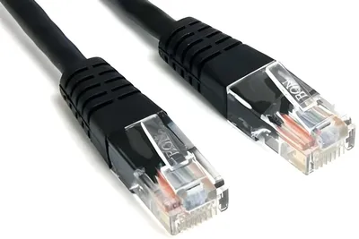 LAN-PC45/U6-2.0-BK Шнур коммутационный Lanmaster кат. 6 неэкр. UTP RJ45/RJ45 d 051 2м LSZH AWG24 чёрный