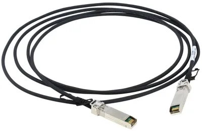 Кабель DAC Future Technologies FT-SFP+CabP-AWG30-1, SFP+-SFP+, 10 Гбит/с, 1 м, черный (FT-SFP+CabP-AWG30-1)