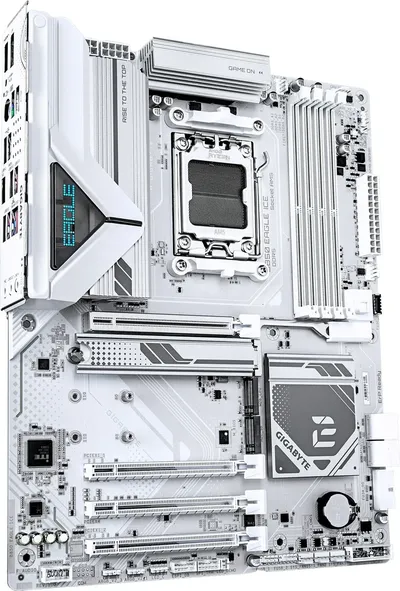Материнская плата GIGABYTE B850 EAGLE ICE, AM5, B850, 4xDDR5, 3xM.2, PCIe 5.0