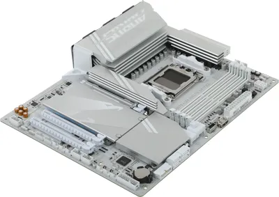 Материнская плата Gigabyte X870 A ELITE WF7 ICE Socket AM5 AMD X870 4xDDR5 3xPCI-E16x 4xSATA3 8ch Audio 2.5GLan WiFi ATX