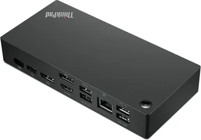 Порт-репликатор Lenovo - ThinkPad Universal USB-C Dock, USB Type C, 90W, 2-DP, 1-HDMI, 1-RJ45, 2-USB2.0 Type A, 3-USB3.0 Type A, 1-audio, 40AY0090EU