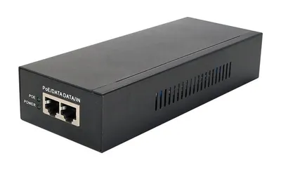Osnovo - PoE-инжектор 90W Gigabit Ethernet на 1 порт. Соответствует стандартам PoE IEEE 802.3af/at. Автоматическое определение PoE устройств. Мощность PoE на порт - до 90W. Вх. 1 x RJ45(10/100/1000 Base-T), вых. - 1 x RJ45(10/100/1000 Base-T, PoE, IEEE 802.3af/at/bt). Питание: AC100-240V. Размеры (ШхВхГ): 180x35x70мм. Рабочая температура -5...+55 гр.С