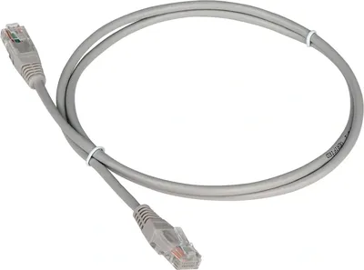 Патч-корд LANMASTER - TWT, FTP, кат. 5e, 2 x RJ-45, RJ-45 - RJ-45, ПВХ, серый, 10 м, с заливными колпачками, TWT-45-45-10/S-GY