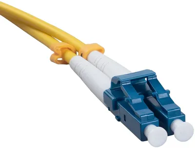 FOP(d)-9-LC-LC-3m Коммутационный шнур оптический Cabeus tight buffer Duplex LC/LC (UPC/UPC) OS2 9/125 LSZH D 3мм 3м цвет: жёлтый